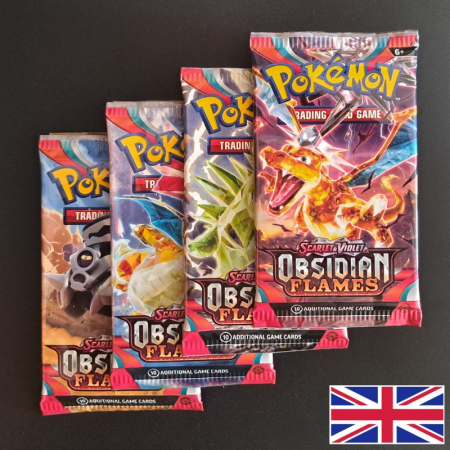Obsidian Flames Booster Pack - Artwork Set